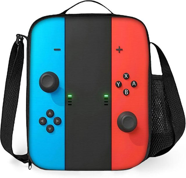 Isolierte Lunchtasche von Fancy Style Studio mit Schultergurt, Mehrfarbig, Wiederverwendbare Bento-Box und Thermokühltasche für die Arbeit oder Schule - Bild 1