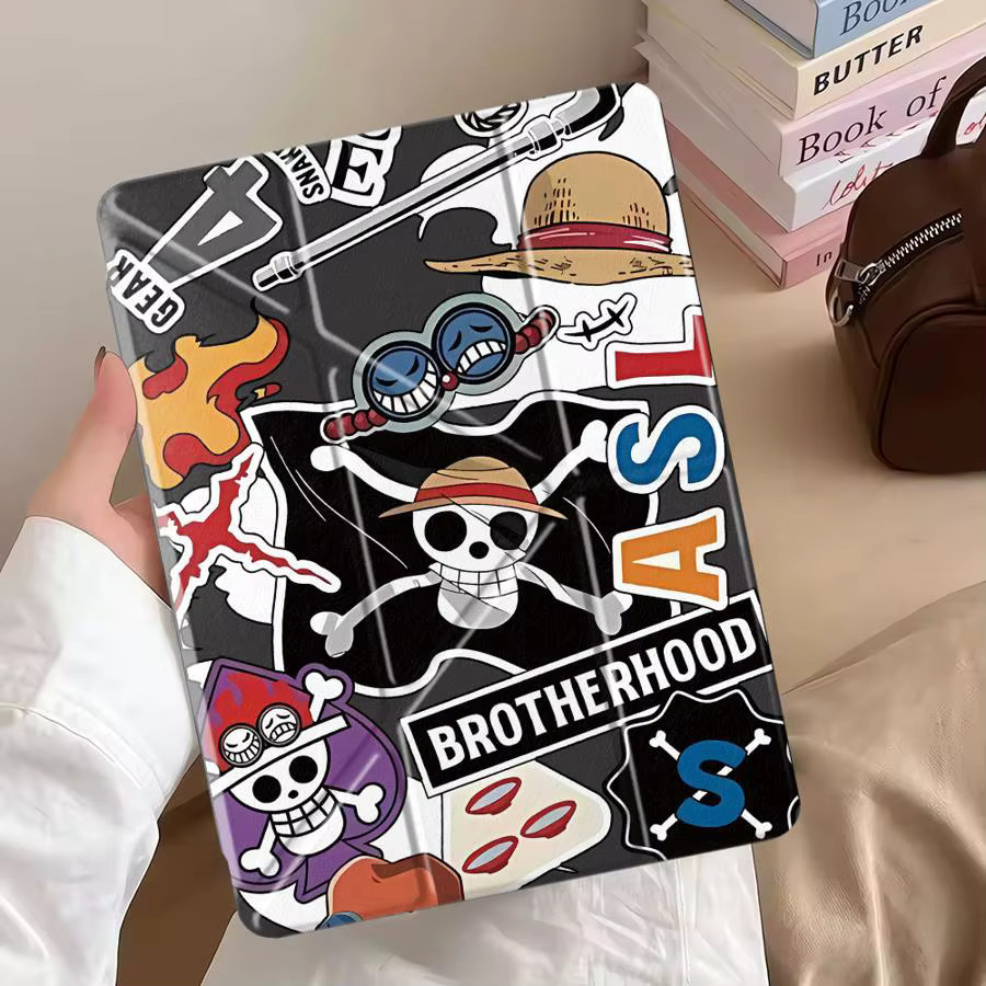 One Piece Tablet-Hülle mit Zoro und Luffy Design für iPad Mini 6, iPad Pro und iPad Air in Multicolour - Bild 4
