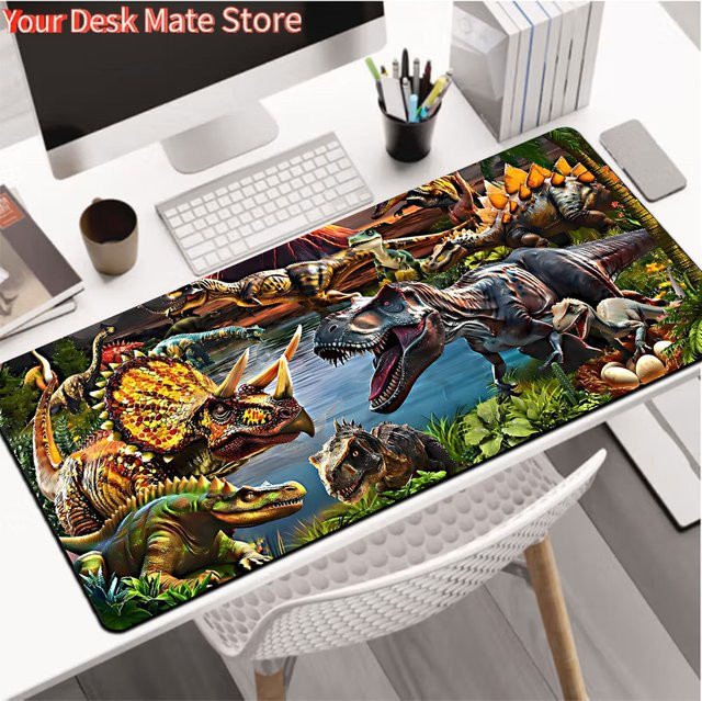 Bandai Dinosaurier Großes Mauspad Schreibtischunterlage in Multicolour - Bild 1
