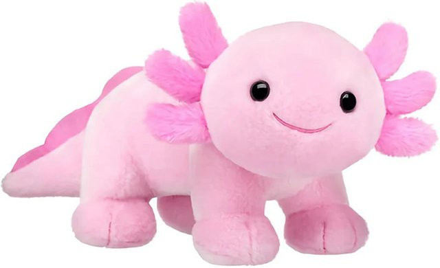 Axolotl Plüschtier, rosa, 25cm, ab 14 Jahren - Bild 1