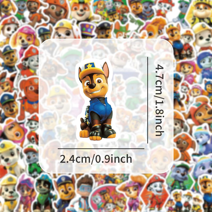 80 Stück Paw Patrol Aufkleber Set in Multicolour für Laptop, Koffer und Kühlschrank - Bild 3
