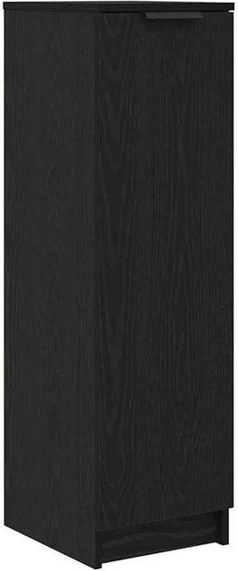 vidaXL Schuhschrank mit Regal in Schwarz Eichen-Optik, B/T/H: 29,5 x 35 x 101 cm - Bild 1