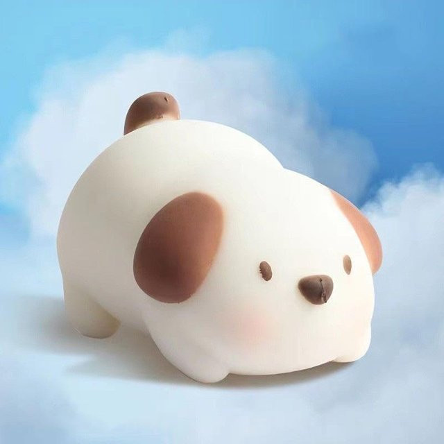 Fashnics Schwein Hund Anti-Stress-Spielzeug, Squeezable, Knetspielzeug - Bild 1