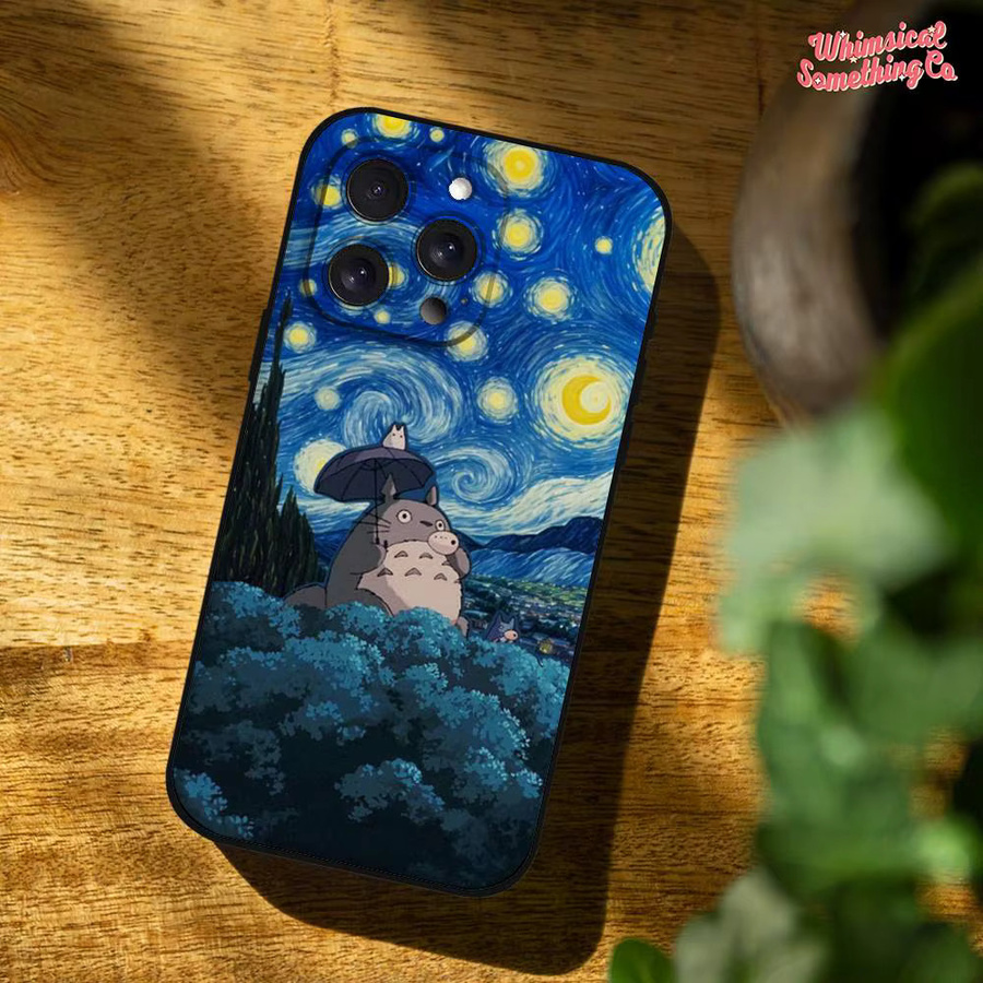Transparente Totoro Handyhülle im Cartoon-Design für iPhone und iOS Modelle - Bild 3
