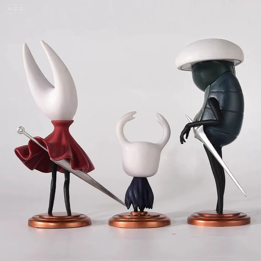 Hollow Knight Figuren, 3-teiliges Set, Kunststoff, Bunt / Mehrfarbig - Bild 3