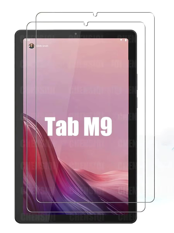 2 Stück Displayschutzfolie aus gehärtetem Glas für Lenovo Tab M9 9,0 Zoll TB-310FU TB-310, transparent, Anti-Fingerprint und HD-Schutz - Bild 7