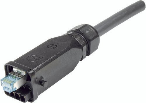 HARTING Kabelsteckverbinder 09451251720 mit 12 Piercinganschluss in Schwarz - Bild 1
