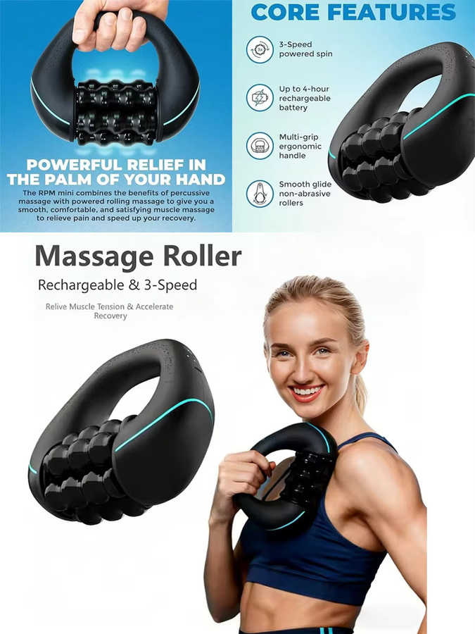 vilnason Massagepistole, Schwarz, Körperpflege - Bild 5