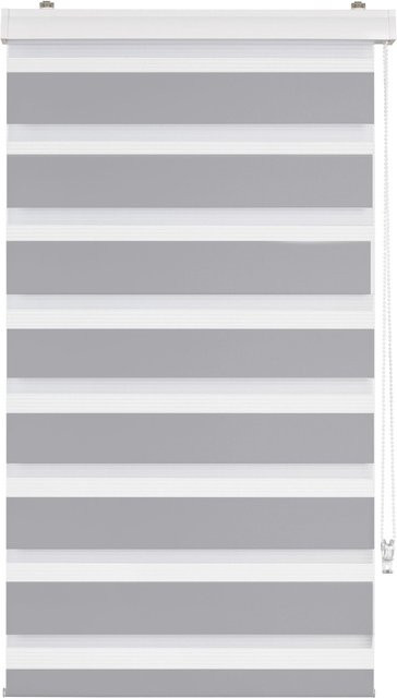Doppelrollo Premium Living Thomas in Taupe, B: 140 cm, H: 160 cm - Bild 1