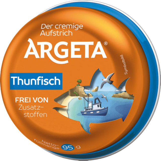 Argeta Thunfisch Aufstrich glutenfrei 95 g - Bild 1