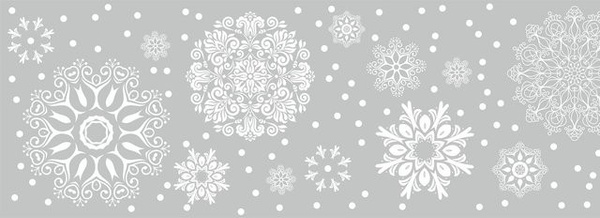 Heyda Fenster Tape Kristalle transparent für die Wintersaison und Weihnachten