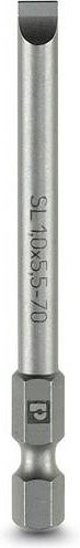 Phoenix Contact SF-BIT-SL Schlitz-Bit 6,5 mm aus zähhartem Werkzeugstahl in Silber, 5er-Set - Bild 1