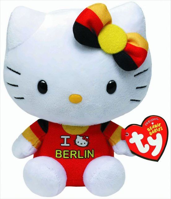 TY Inc Hello Kitty Beanie Baybies Berlin, Plüsch, 15cm - Bild 1