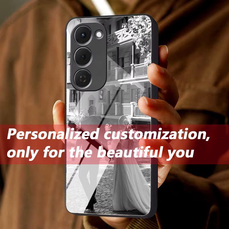 Personalisierte Fotospiegel-Handyhülle für TECNO Spark 40 30 20 Pro Pro+ C Spark Go 1 2020-2025 in Schwarz und Multicolour - Bild 3