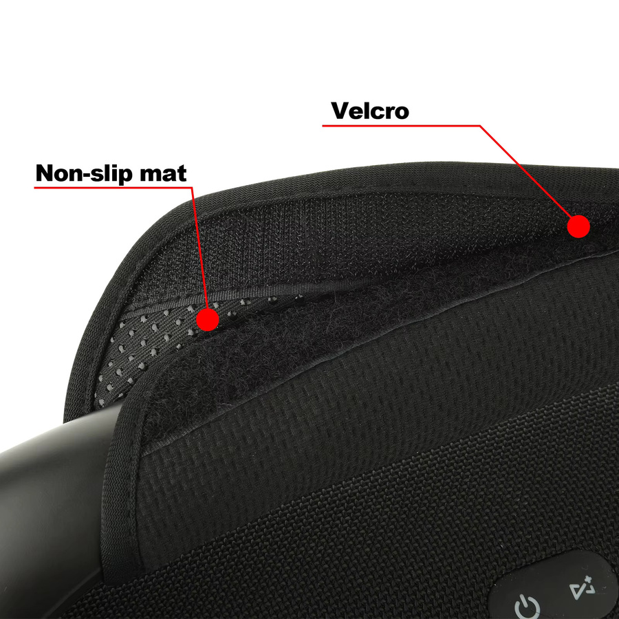 APWIKOGER Verdickter Lautsprechergriffgurt in Schwarz für Boombox 3/2/1, universelles Anti-Rutsch-Armband-Pad für kabellose Lautsprecher - Bild 3