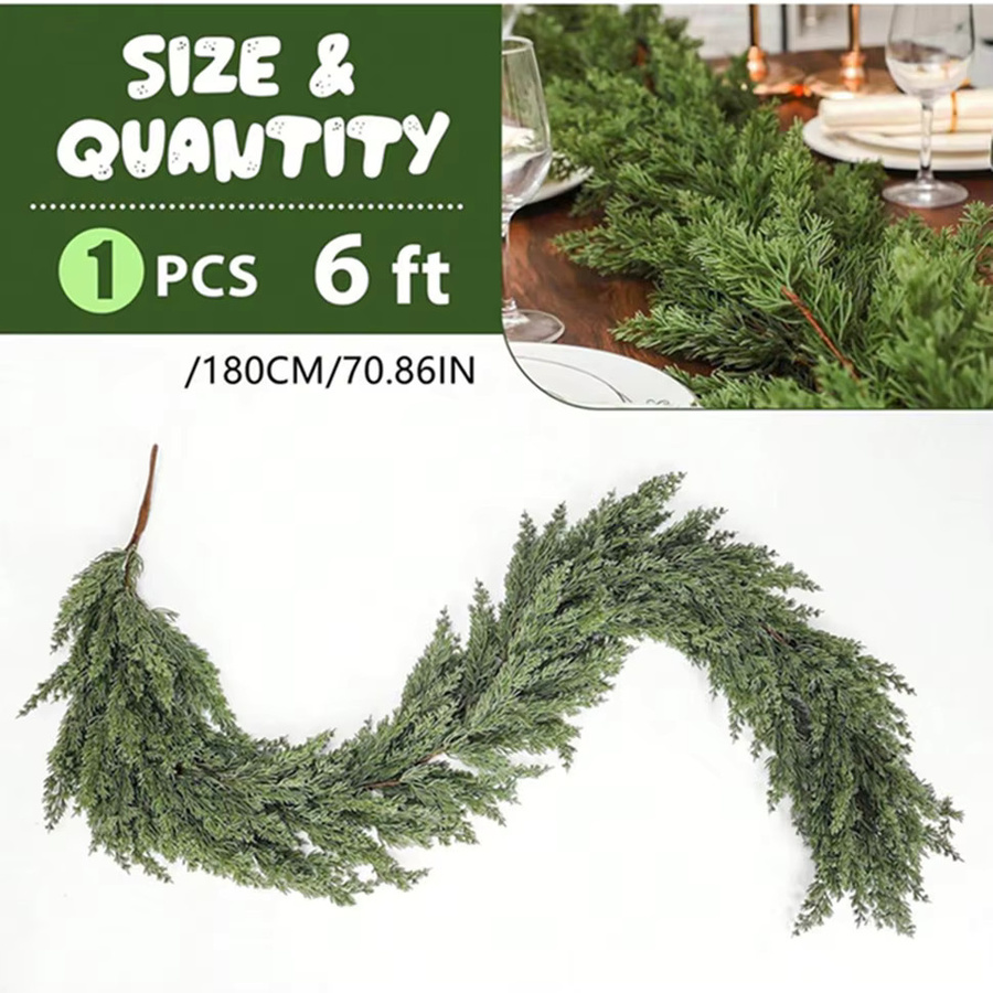 Künstliche Weinreben von XIAOYINMO in Grün zur Dekoration für Hochzeit, Weihnachten und Zuhause - Bild 5