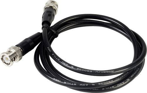 TRU COMPONENTS 16-0330 BNC-Messleitung Schwarz, Länge: 1,00 m - Bild 1