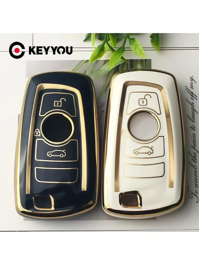 KEYYOU TPU Fernbedienungs-Autoschlüsselhülle für BMW F10 F20 F30 Z4 X1 X3 X4 M1 M2 M3 E90 1 2 3 5 7 Serie - Bild 3