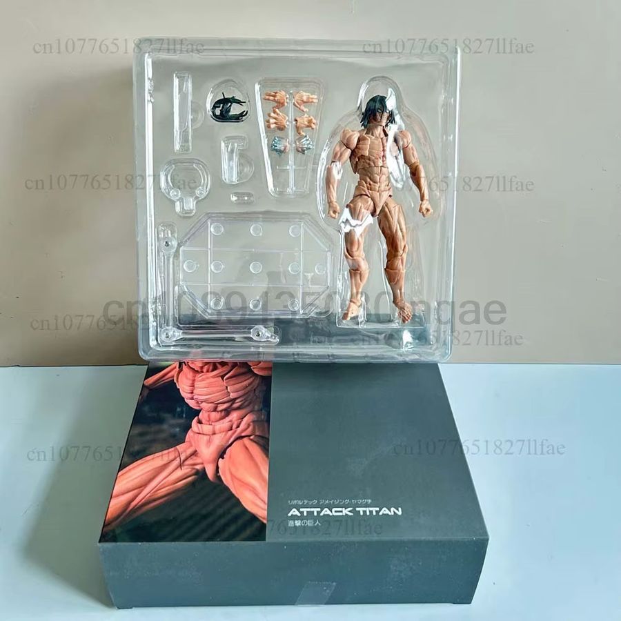 Kaiyodo Revoltech Amazing Yamaguchi Attack On Titan Eren Jaeger Actionfigur - Bild 2