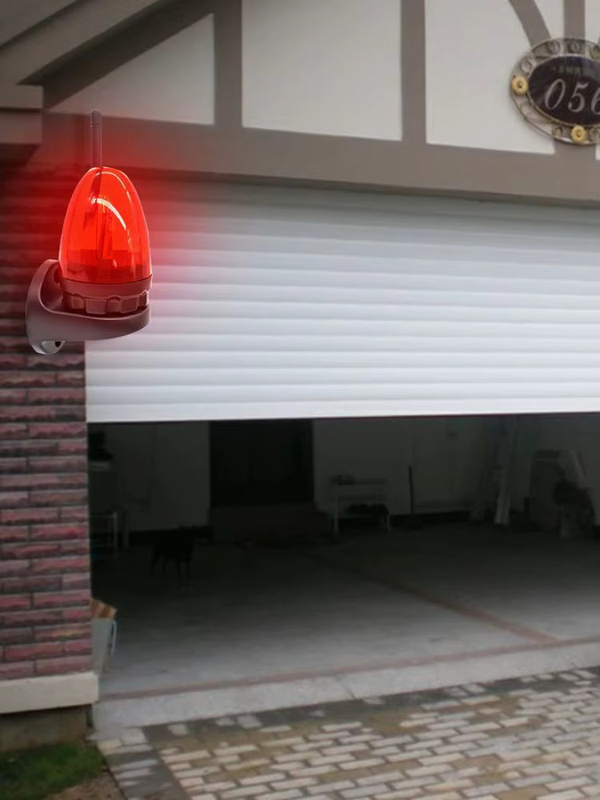 Universal LED Signal-Alarmleuchte mit Wandhalterung, gelb, 12V 24V AC/DC 220V AC - Bild 7