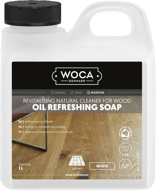 Woca Oil Refresher Reiniger und Holzbodenpflege, Weiß, Matt, Wasserabweisend - Bild 1