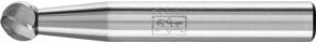 PFERD Hochleistungsfrässtift ALU Kugel KUD in Silber, Kugelform Ø 06x05 mm, Schaft-Ø 6 mm für Aluminium und NE-Metalle - Bild 1