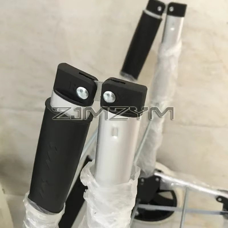 ZJMZYM Schrittkletternder Einkaufswagen mit wasserdichtem Korb in Schwarz, tragbarer Trolley bis 100 kg Traglast - Bild 3