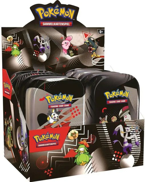 Pokémon Schwarze Blitze & Weiße Flammen Mini Tin Metallbox 1-teiliges Set - Bild 1