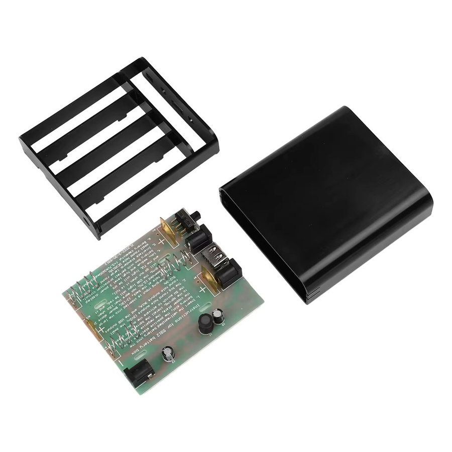 Gaqqee USV-Lithiumbatterie für Router und optische Modems, 3 x 18650 Akkus, Schwarz - Bild 4