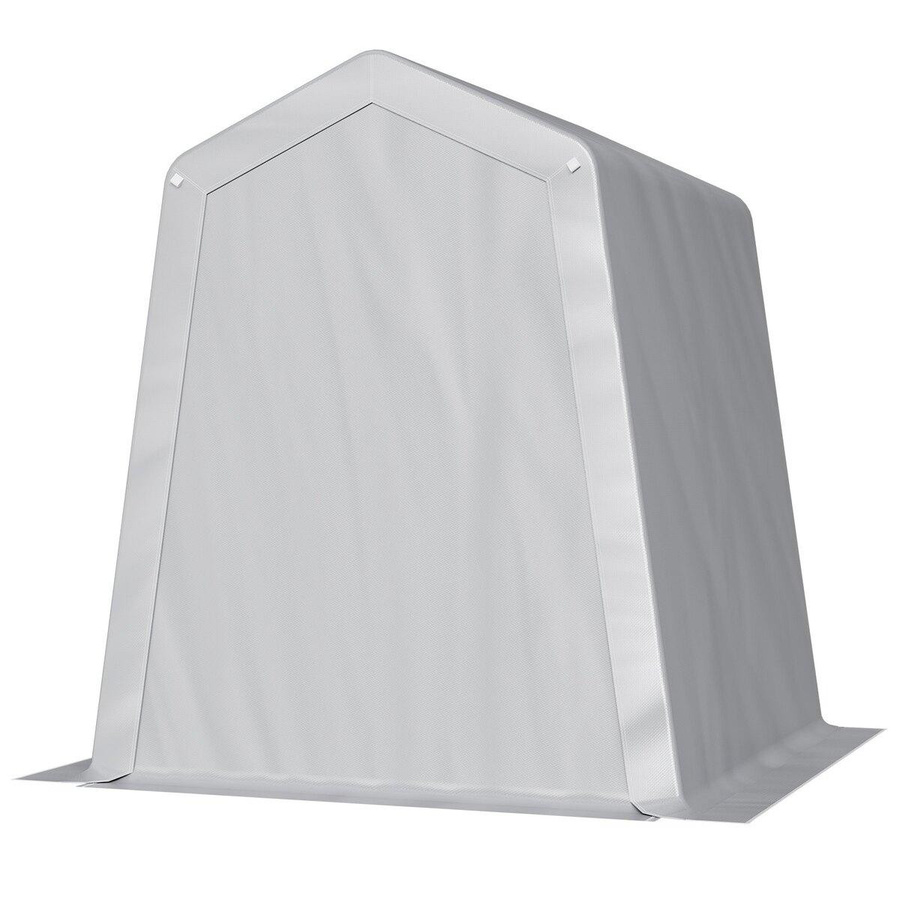 Buying Solutions MB Außenlagerüberdachung Schuppen in Grau mit verzinkten Stahlrohren und wasserdichtem PE-Material, B/T: 1,8 x 1,8 m - Bild 3