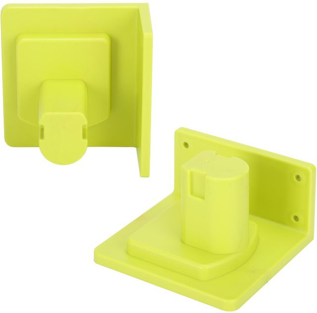 Ryobi 2-teiliges Wandhalterungs-Set aus ABS-Kunststoff in Gelb für Werkzeughalter und Zubehör - Bild 1