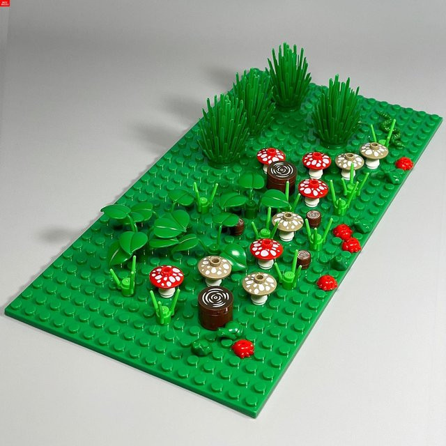 MOC Bausteine Wildwald Ergänzungspack, Bäume, ab 14 Jahre - Bild 1
