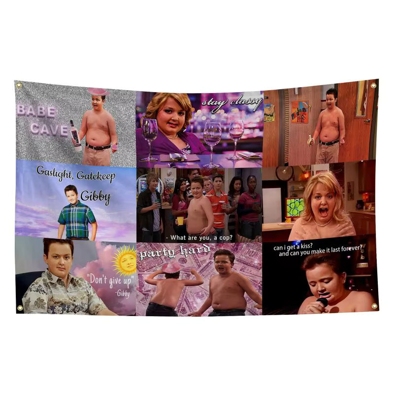 VIKAMA Wandteppich mit TV-Show-Zitat Was bist du, ein Polizist? Wandbehang in Multicolour, Breite: 60 cm, Höhe: 40 cm - Bild 2