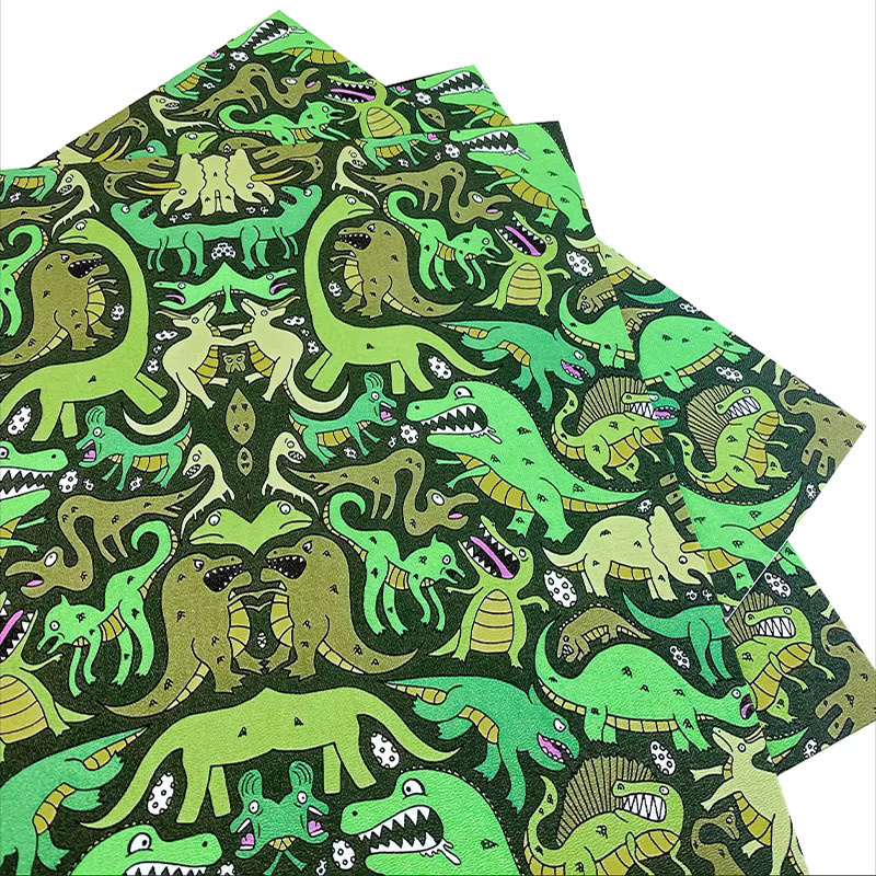 KYDEX Thermoplastisches Blatt in Cartoon-Dinosaurier-Stil für DIY-Herstellung von Holstern und Messerscheiden, Mehrfarbig - Bild 2