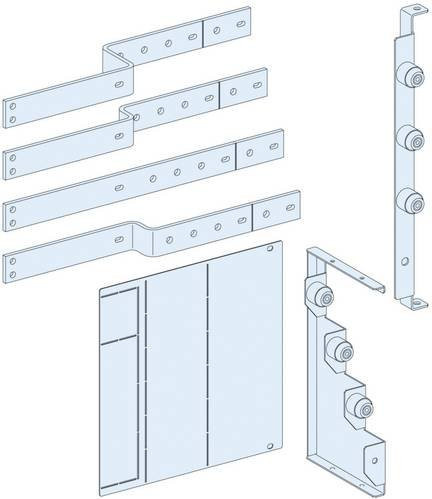 Schneider Electric LVS04484 PrismaSeT-P Anschlussverlängerung ComPacT NS630b-1000 4-polig, horizontale Anschlusseinheit für Festeinbau, Silber - Bild 1
