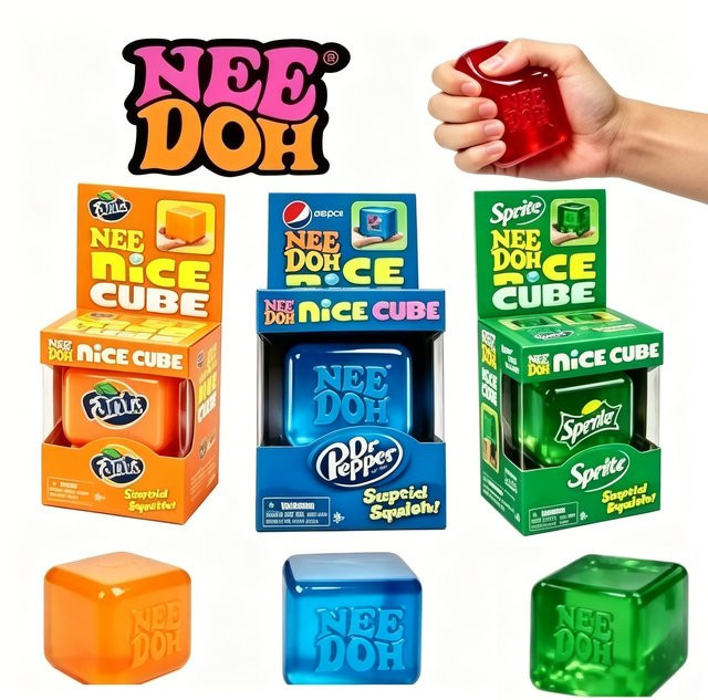 Schylling Nice Cube, Sensorisches Fidget-Spielzeug, Schreibtisch-Puzzle - Bild 1