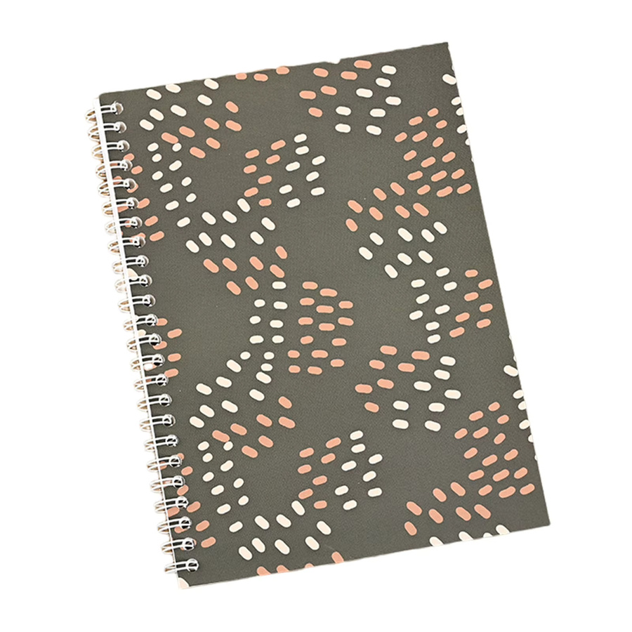 Doppelseitiges Aufkleber-Aufbewahrungsnotizbuch im A5 Format mit Trennpapier und Spiralring für Scrapbooking und Journaling - Bild 2