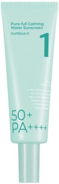 numbuzin Nr.1 Pure-Full Beruhigendes Wasser Sonnenschutz, 2 x 50 ml, LSF 50+ - Bild 1