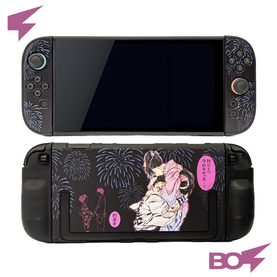 GSF Akaza Koyuki Love Schutzhülle für Nintendo Switch 2 und OLED, zweiteiliges Split-Shell-Design, Gaming-Cover in Multicolour - Bild 2
