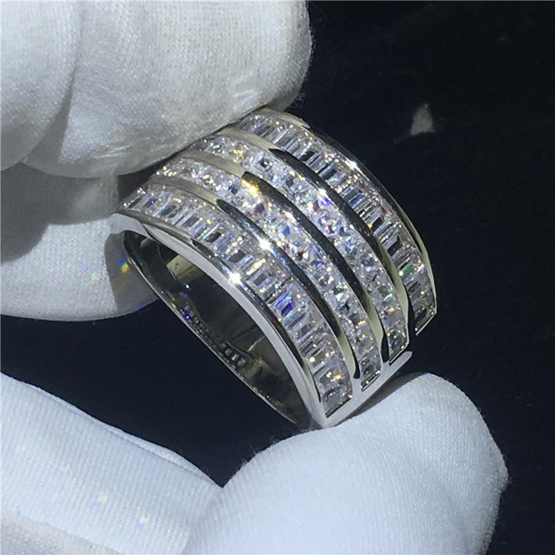 Ring Vintage, Silber, Zirkonia, Unisex - Bild 2