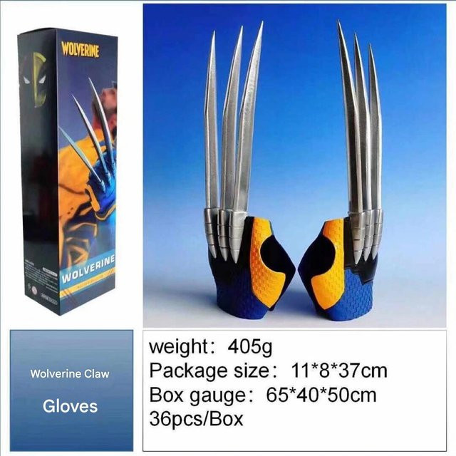 Bandai Marvel Deadpool 3-Wolverine-Klauenhandschuhe, Figur - Bild 1