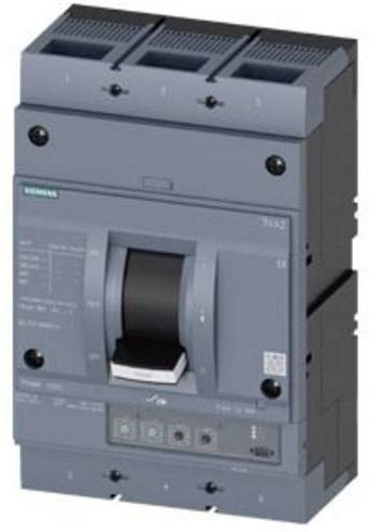 Siemens 3VA2510-7HN32-0AA0 Leistungsschalter in Grau mit einem Einstellbereich von 400 - 1000A und einer maximalen Schaltspannung von 690 V/AC - Bild 1