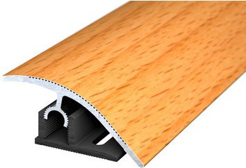 CARL PRINZ Anpassungsprofil PROFI-TEC aus Aluminium in Braun, B: 47 mm, H: 15 mm, mit verdeckter Befestigung - Bild 1
