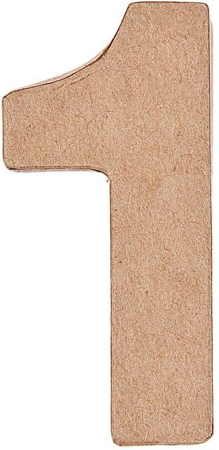 Rico Design 3D Pappzahl 1 stehend aus Pappe - Bild 1