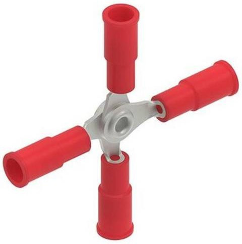 Molex 192040008 Stoßverbinder in Rot Bulk - Bild 1