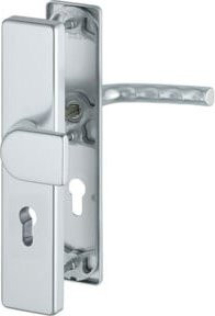 Hoppe Schutzgarnitur Birm.78G/2222A/2440/1117 in Silber aus Aluminium mit 72mm und 37-42mm - Bild 1