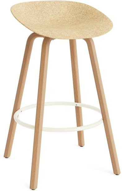 Normann Copenhagen Mat Barhocker aus Buche und Hanf in Beige - Bild 1