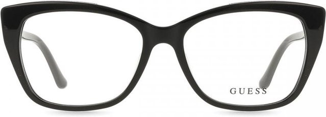 Guess GU2852 Korrektionsbrille, Cat-Eye, Vollrand, Kunststoff, Black, Damen - Bild 1