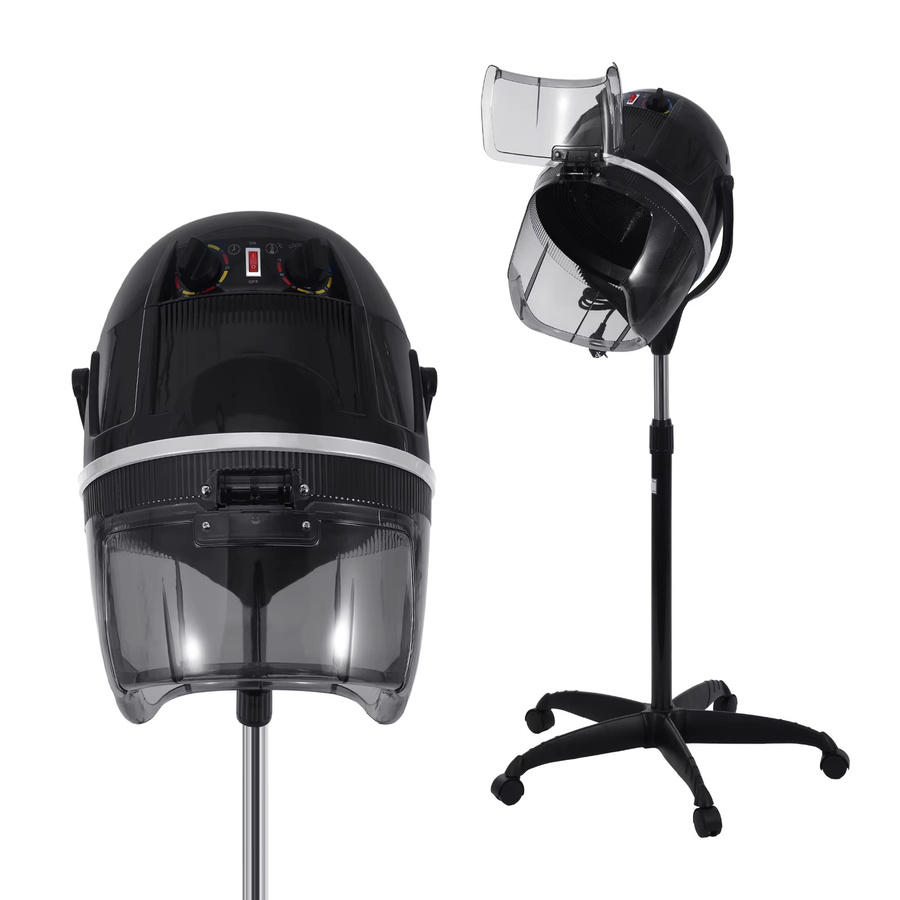 Rollbarer Stand-Haartrockner, schwarz, Unisex - Bild 3