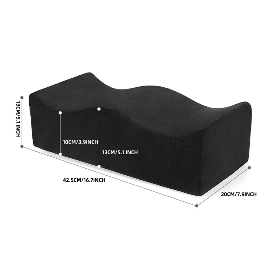 OOAGE BBL Sitzkissen aus Black Mesh Fabric in Schwarz zur Entlastung des Steißbeins und zur Unterstützung der Hüften - Bild 4